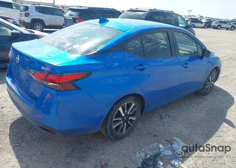 2020 Nissan Versa Sv Xtronic Cvt из США, поврежденный, VIN 3N1CN8EV2LL860140